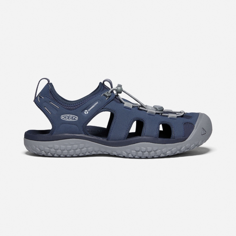 Keen SOLR Sandals - Men's Navy Grey Sandals